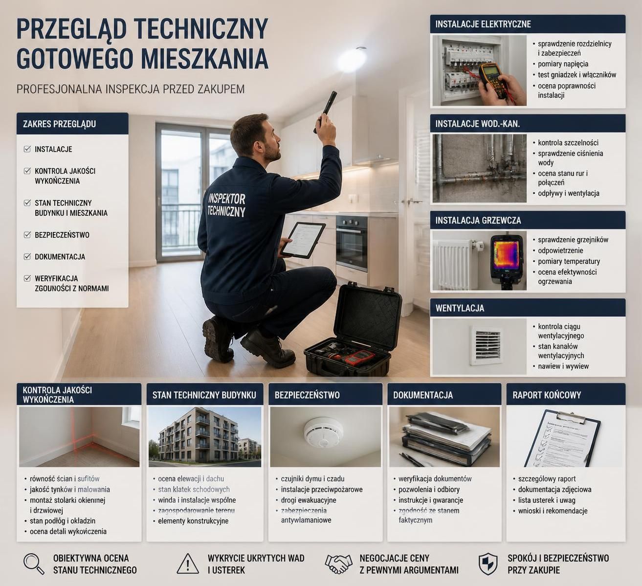 dowiedz się, na co zwrócić uwagę przed zakupem gotowego mieszkania, aby podjąć najlepszą decyzję i uniknąć nieprzyjemnych niespodzianek.